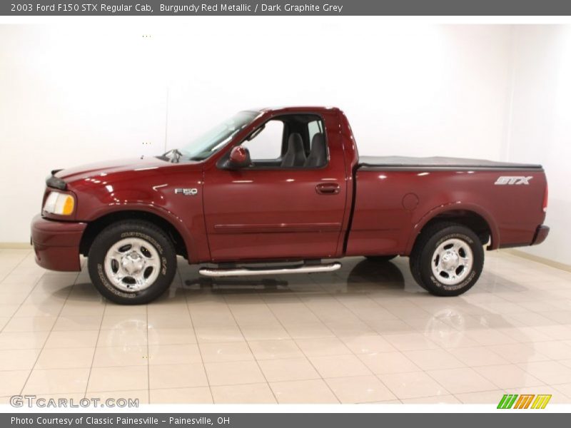  2003 F150 STX Regular Cab Burgundy Red Metallic