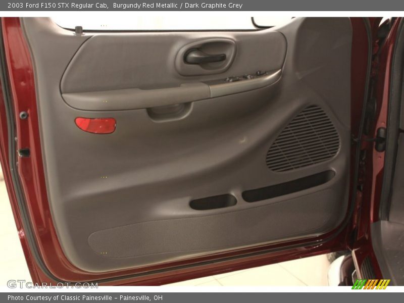 Burgundy Red Metallic / Dark Graphite Grey 2003 Ford F150 STX Regular Cab