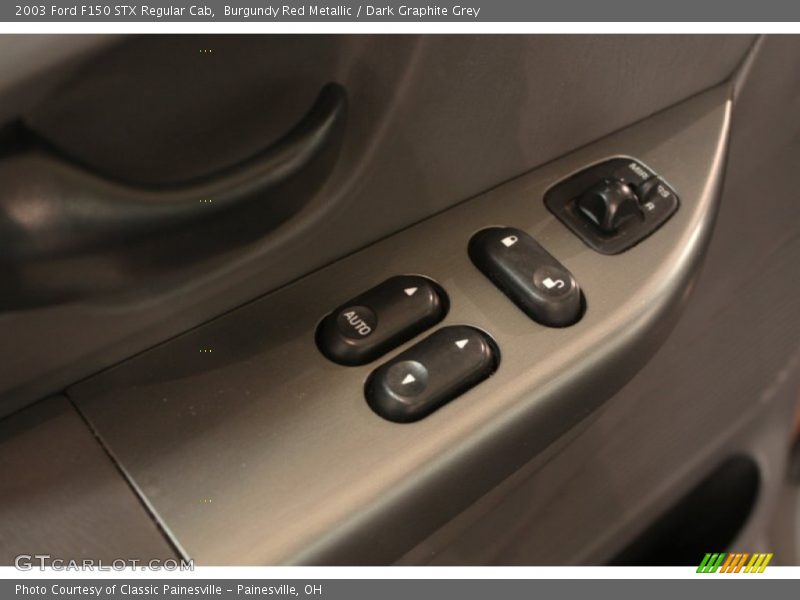 Burgundy Red Metallic / Dark Graphite Grey 2003 Ford F150 STX Regular Cab