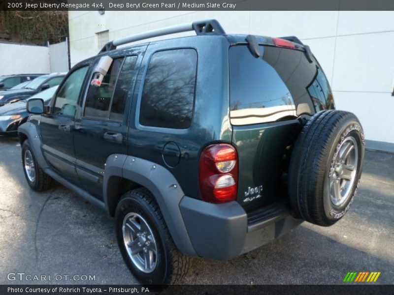 Deep Beryl Green Pearl / Medium Slate Gray 2005 Jeep Liberty Renegade 4x4