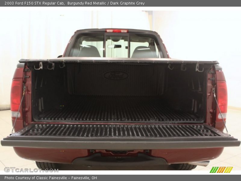 Burgundy Red Metallic / Dark Graphite Grey 2003 Ford F150 STX Regular Cab