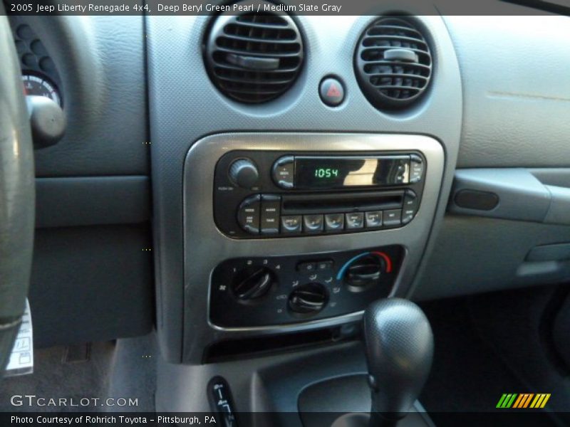 Deep Beryl Green Pearl / Medium Slate Gray 2005 Jeep Liberty Renegade 4x4