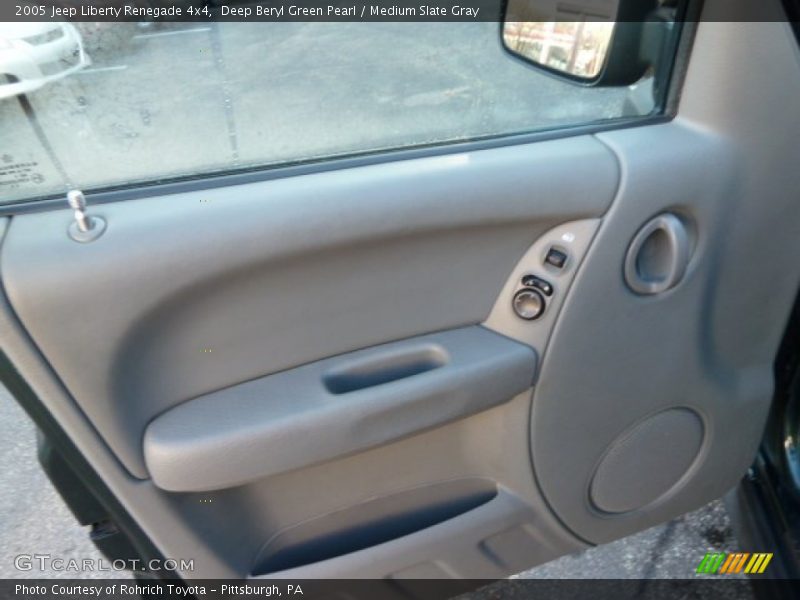 Deep Beryl Green Pearl / Medium Slate Gray 2005 Jeep Liberty Renegade 4x4
