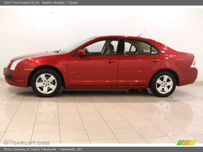 Redfire Metallic / Camel 2007 Ford Fusion SE V6