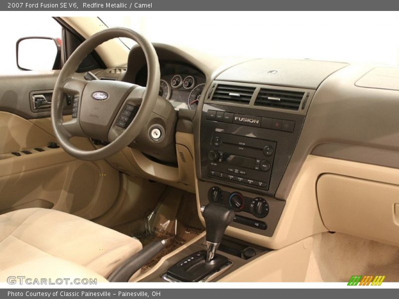Redfire Metallic / Camel 2007 Ford Fusion SE V6
