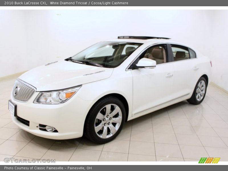 White Diamond Tricoat / Cocoa/Light Cashmere 2010 Buick LaCrosse CXL