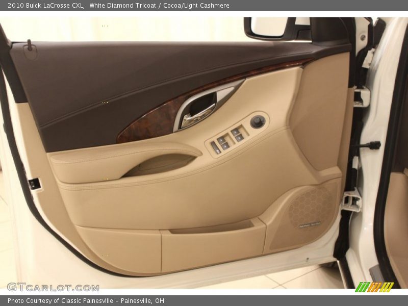White Diamond Tricoat / Cocoa/Light Cashmere 2010 Buick LaCrosse CXL