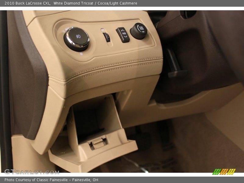 White Diamond Tricoat / Cocoa/Light Cashmere 2010 Buick LaCrosse CXL