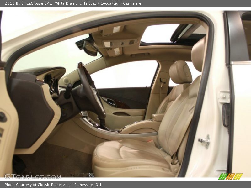 White Diamond Tricoat / Cocoa/Light Cashmere 2010 Buick LaCrosse CXL