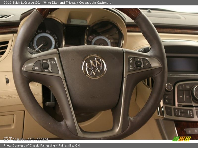 White Diamond Tricoat / Cocoa/Light Cashmere 2010 Buick LaCrosse CXL