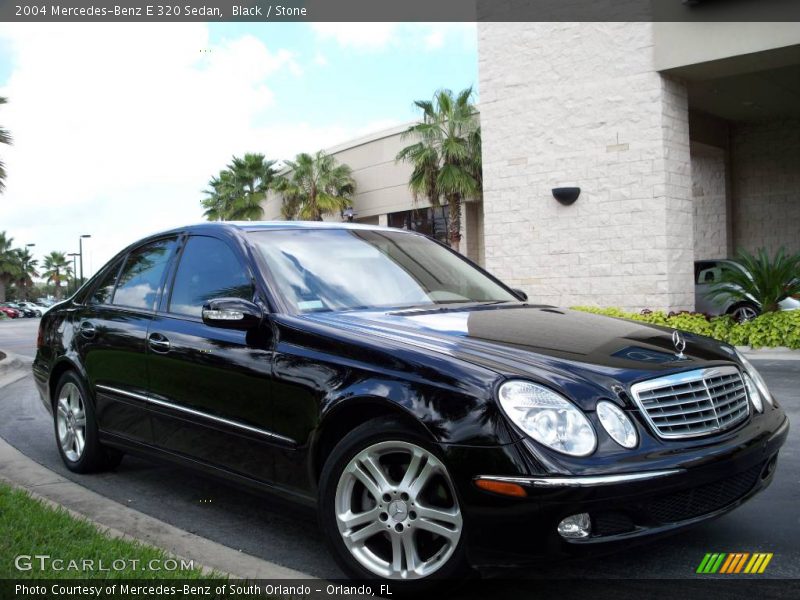 Black / Stone 2004 Mercedes-Benz E 320 Sedan