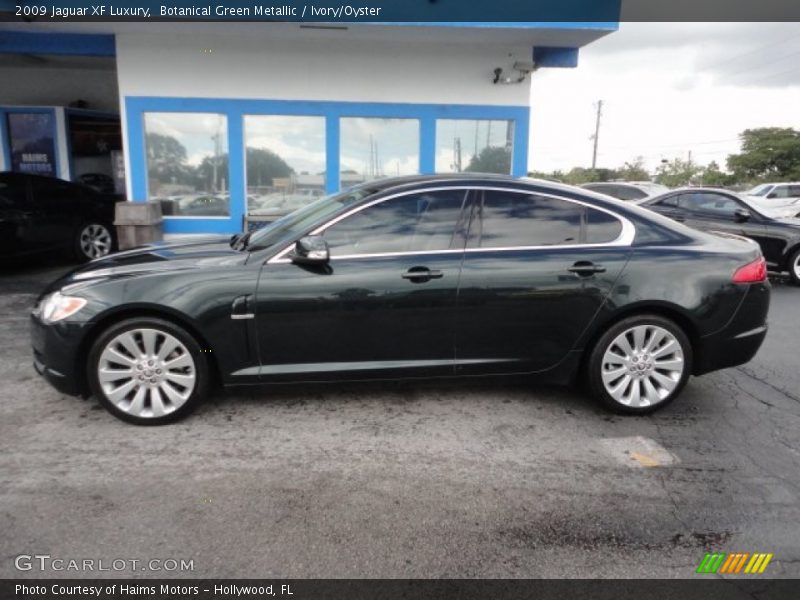 Botanical Green Metallic / Ivory/Oyster 2009 Jaguar XF Luxury
