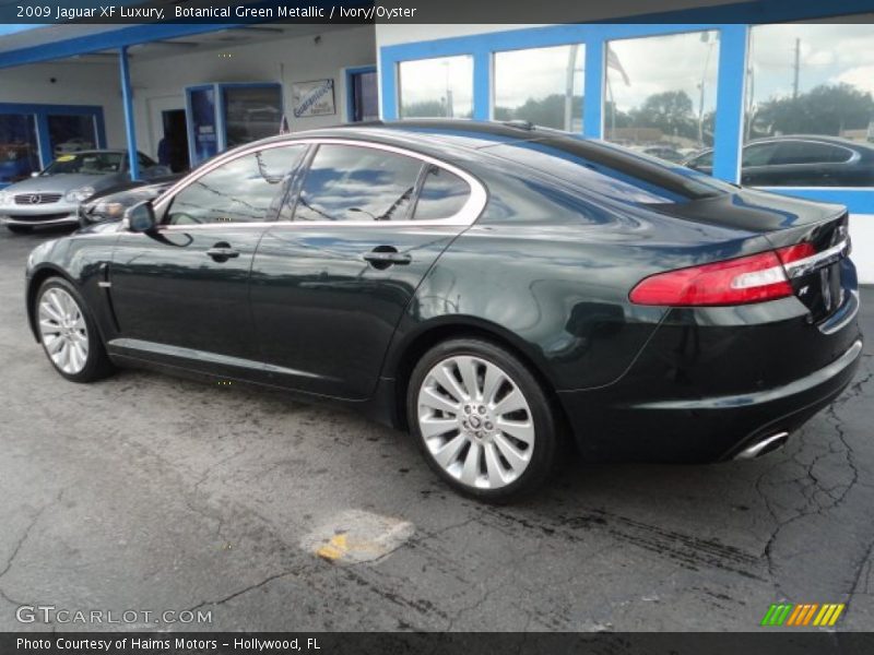 Botanical Green Metallic / Ivory/Oyster 2009 Jaguar XF Luxury