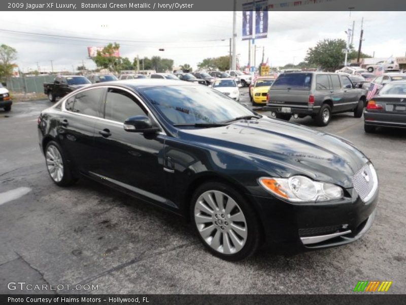 Botanical Green Metallic / Ivory/Oyster 2009 Jaguar XF Luxury