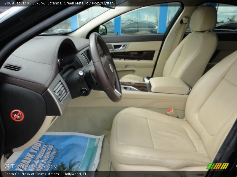 Botanical Green Metallic / Ivory/Oyster 2009 Jaguar XF Luxury