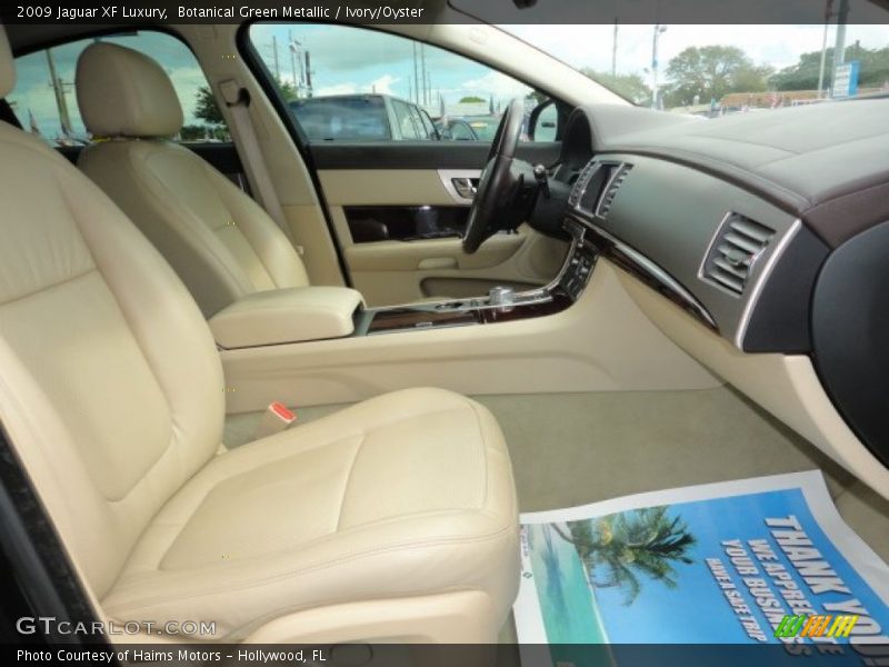 Botanical Green Metallic / Ivory/Oyster 2009 Jaguar XF Luxury