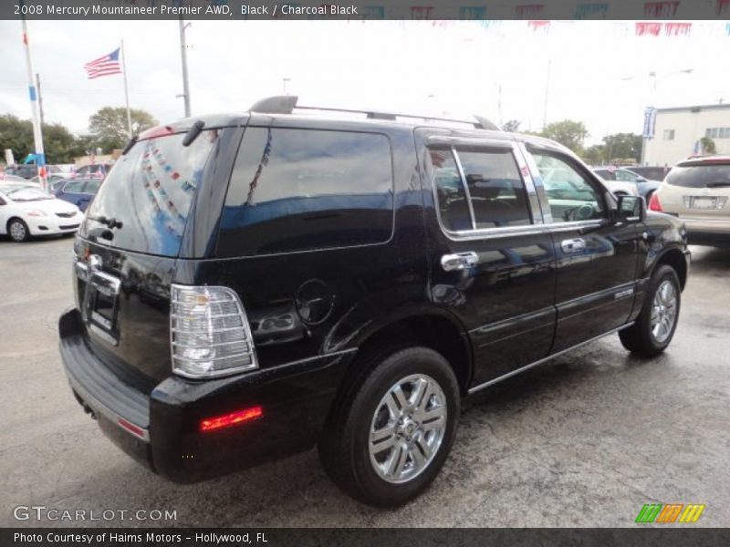 Black / Charcoal Black 2008 Mercury Mountaineer Premier AWD