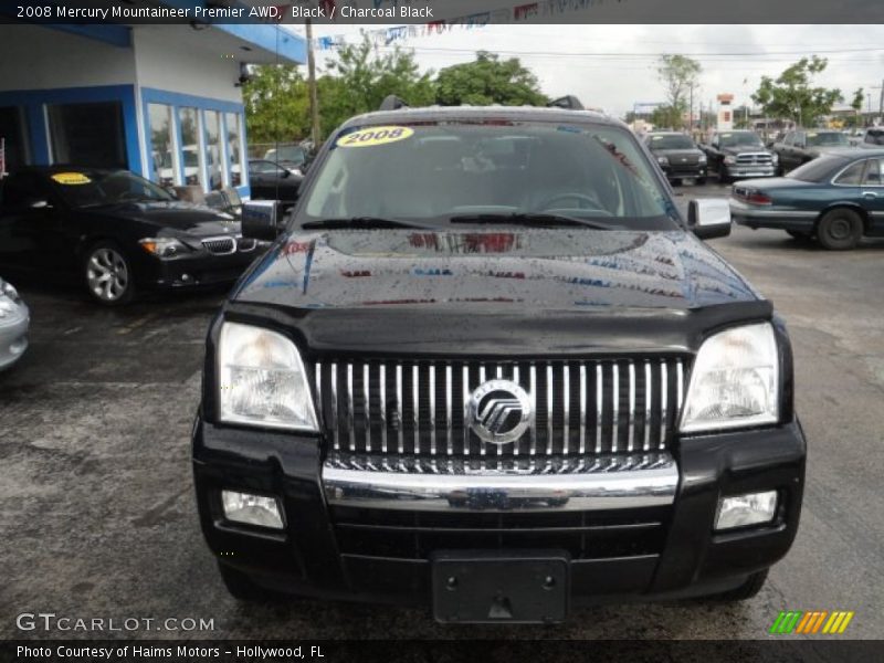 Black / Charcoal Black 2008 Mercury Mountaineer Premier AWD