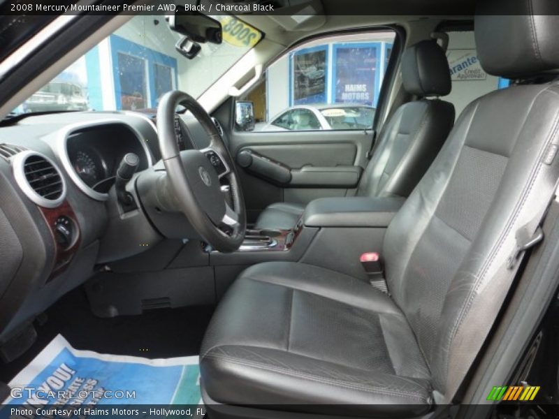  2008 Mountaineer Premier AWD Charcoal Black Interior