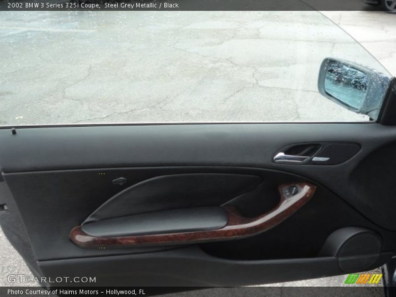 Steel Grey Metallic / Black 2002 BMW 3 Series 325i Coupe