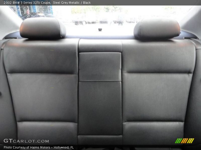 Steel Grey Metallic / Black 2002 BMW 3 Series 325i Coupe