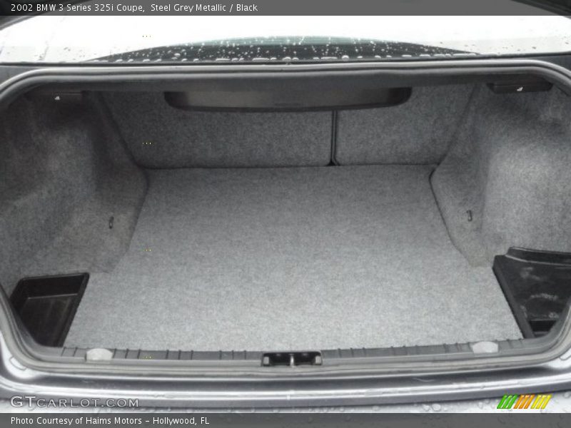 Steel Grey Metallic / Black 2002 BMW 3 Series 325i Coupe