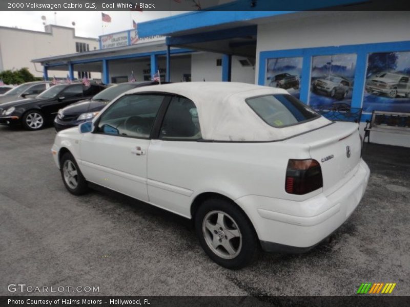 Cool White / Black 2000 Volkswagen Cabrio GLS