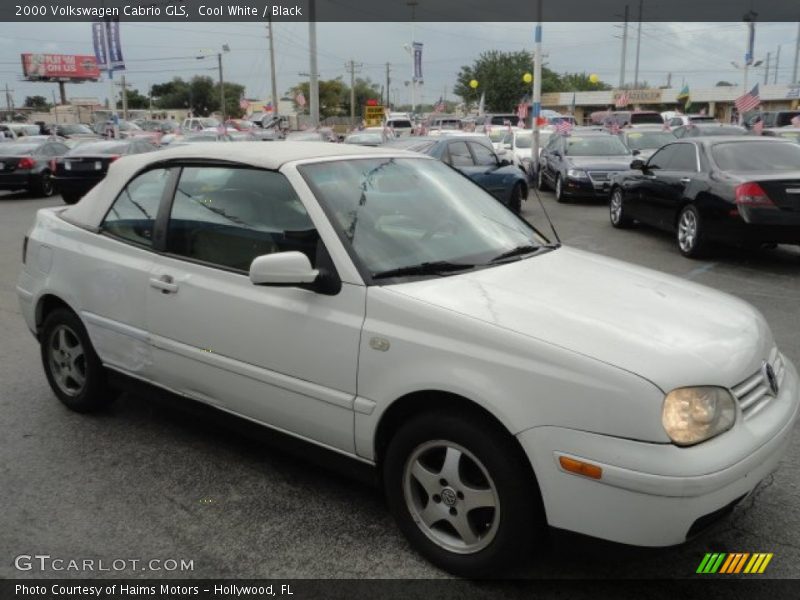 Cool White / Black 2000 Volkswagen Cabrio GLS