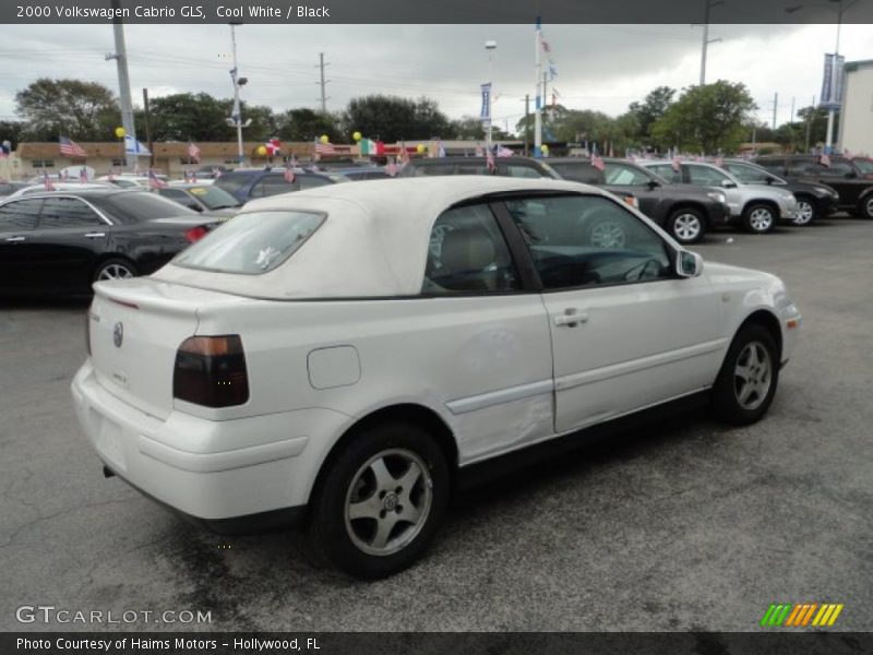 Cool White / Black 2000 Volkswagen Cabrio GLS
