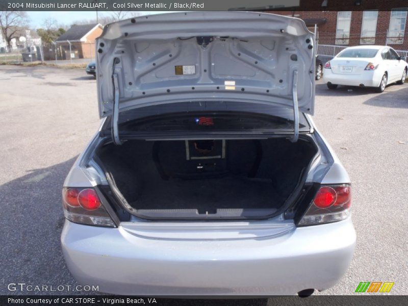 Cool Silver Metallic / Black/Red 2004 Mitsubishi Lancer RALLIART