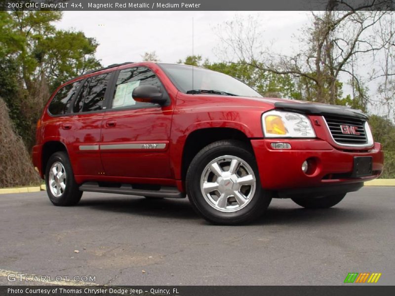 Magnetic Red Metallic / Medium Pewter 2003 GMC Envoy SLT 4x4
