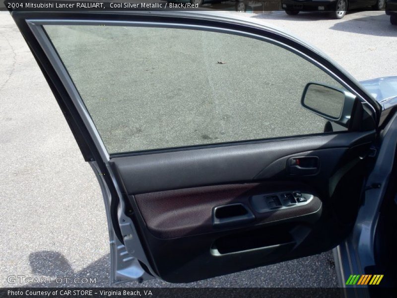 Cool Silver Metallic / Black/Red 2004 Mitsubishi Lancer RALLIART