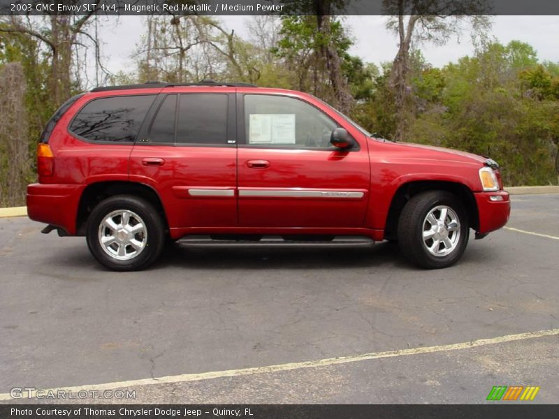 Magnetic Red Metallic / Medium Pewter 2003 GMC Envoy SLT 4x4