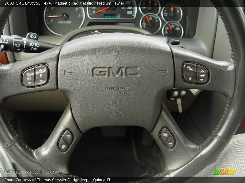 Magnetic Red Metallic / Medium Pewter 2003 GMC Envoy SLT 4x4