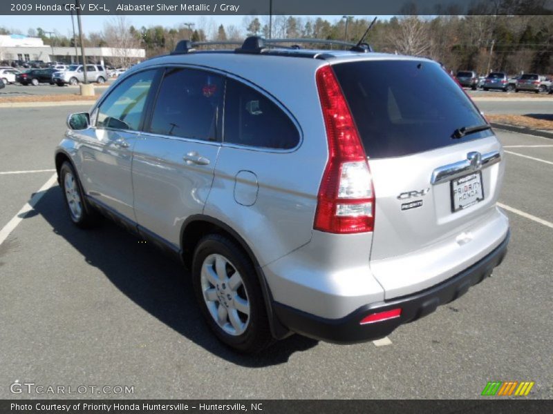 Alabaster Silver Metallic / Gray 2009 Honda CR-V EX-L