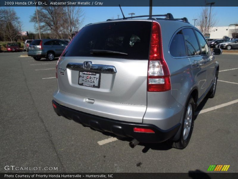 Alabaster Silver Metallic / Gray 2009 Honda CR-V EX-L