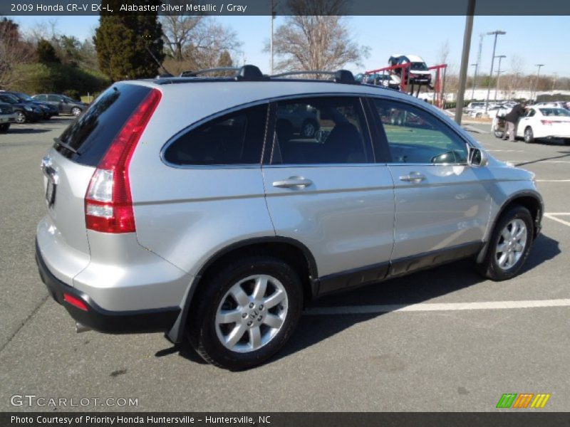 Alabaster Silver Metallic / Gray 2009 Honda CR-V EX-L