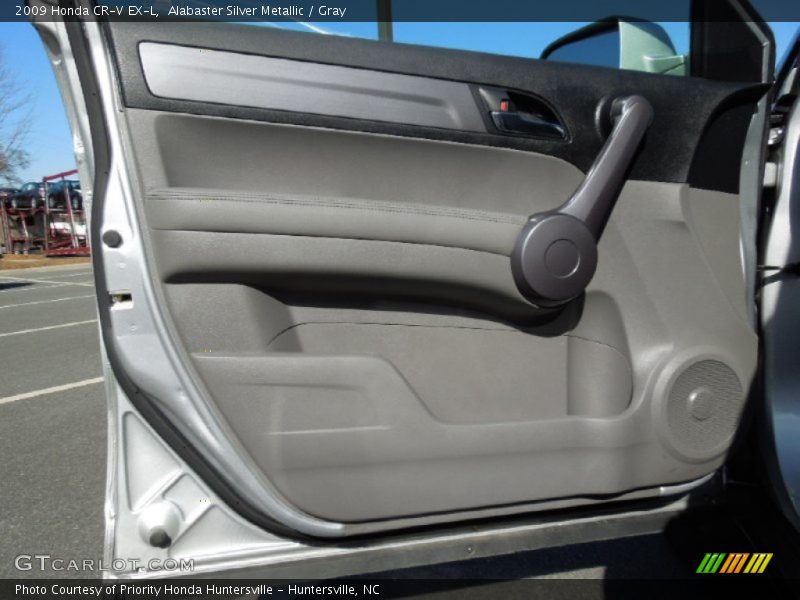 Alabaster Silver Metallic / Gray 2009 Honda CR-V EX-L