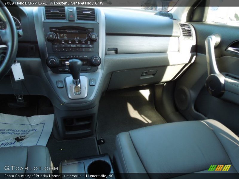 Alabaster Silver Metallic / Gray 2009 Honda CR-V EX-L