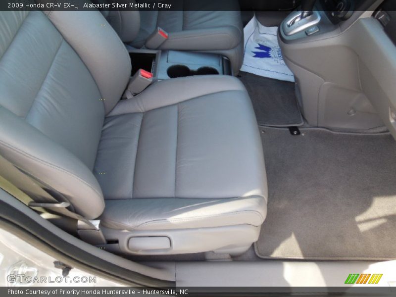 Alabaster Silver Metallic / Gray 2009 Honda CR-V EX-L