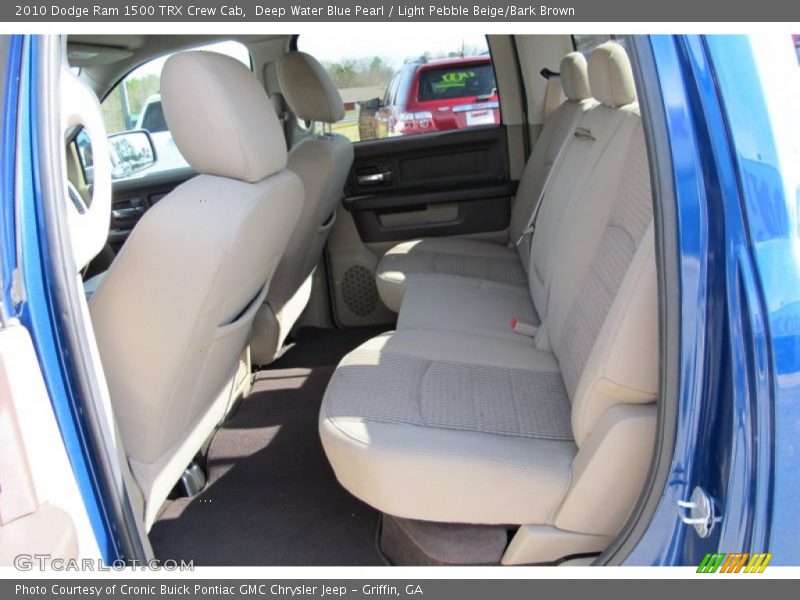 Deep Water Blue Pearl / Light Pebble Beige/Bark Brown 2010 Dodge Ram 1500 TRX Crew Cab