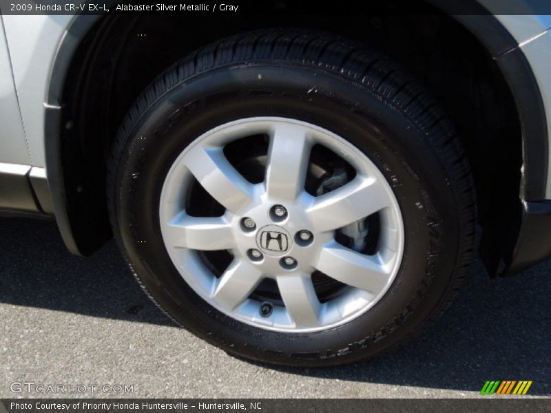 Alabaster Silver Metallic / Gray 2009 Honda CR-V EX-L