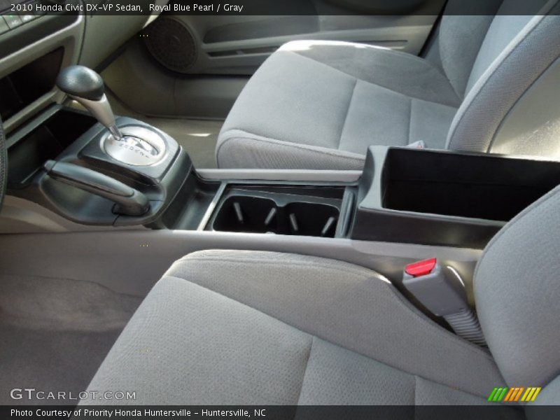 Royal Blue Pearl / Gray 2010 Honda Civic DX-VP Sedan