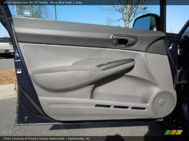Royal Blue Pearl / Gray 2010 Honda Civic DX-VP Sedan