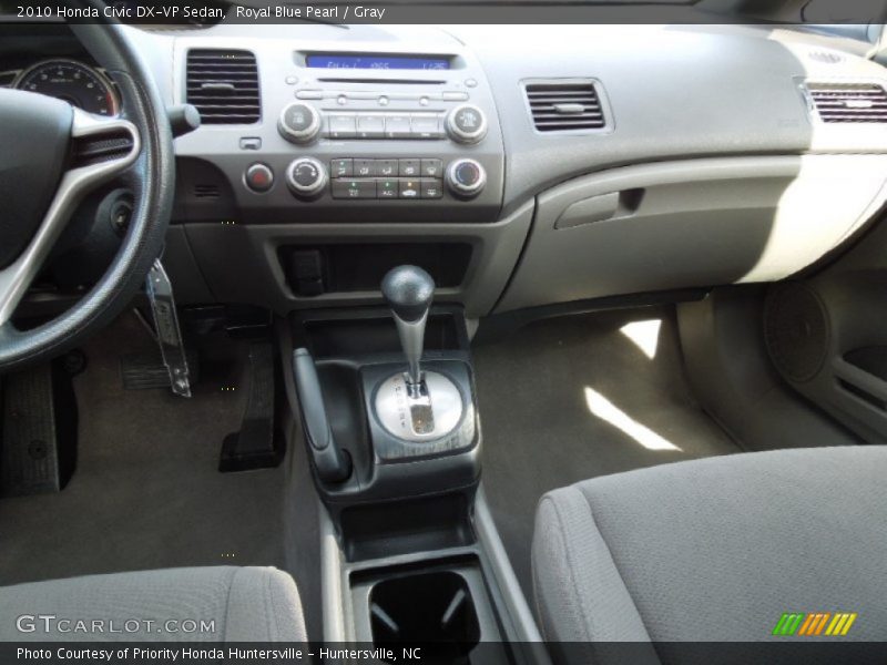 Royal Blue Pearl / Gray 2010 Honda Civic DX-VP Sedan