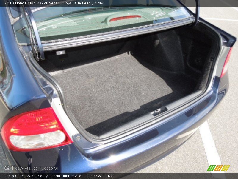 Royal Blue Pearl / Gray 2010 Honda Civic DX-VP Sedan
