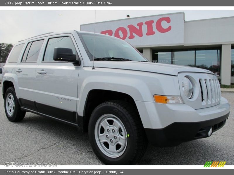 Bright Silver Metallic / Dark Slate Gray 2012 Jeep Patriot Sport