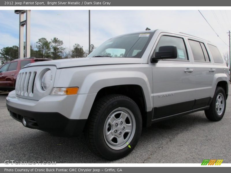 Bright Silver Metallic / Dark Slate Gray 2012 Jeep Patriot Sport
