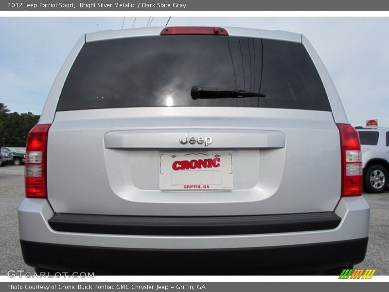 Bright Silver Metallic / Dark Slate Gray 2012 Jeep Patriot Sport