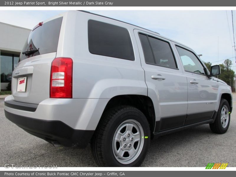 Bright Silver Metallic / Dark Slate Gray 2012 Jeep Patriot Sport